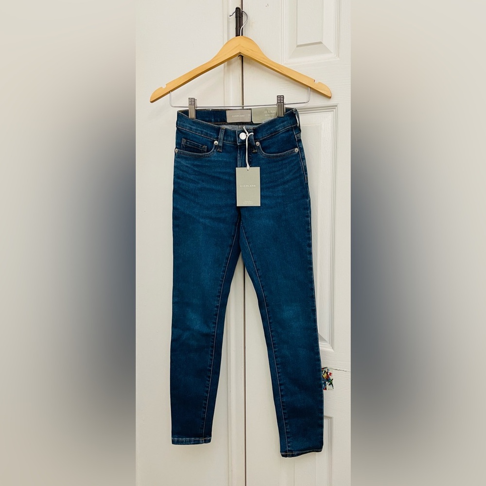 Everlane authentic stretch mid rise skinny jeans size 23